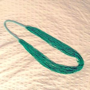 Turquoise beaded necklace